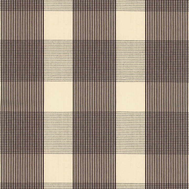 Avon Gingham Plaid Black/Ivory 63025 by Schumacher Fabric Schumacher Fabric Avon Gingham Plaid Black/Ivory 63025Fabric COTTON 100% INDIA </p><p>Repeat: H: HORZ. 6 3/4" (17CM) , V: VERT. 6 3/4" (17CM) 54 - Fabric Carolina -