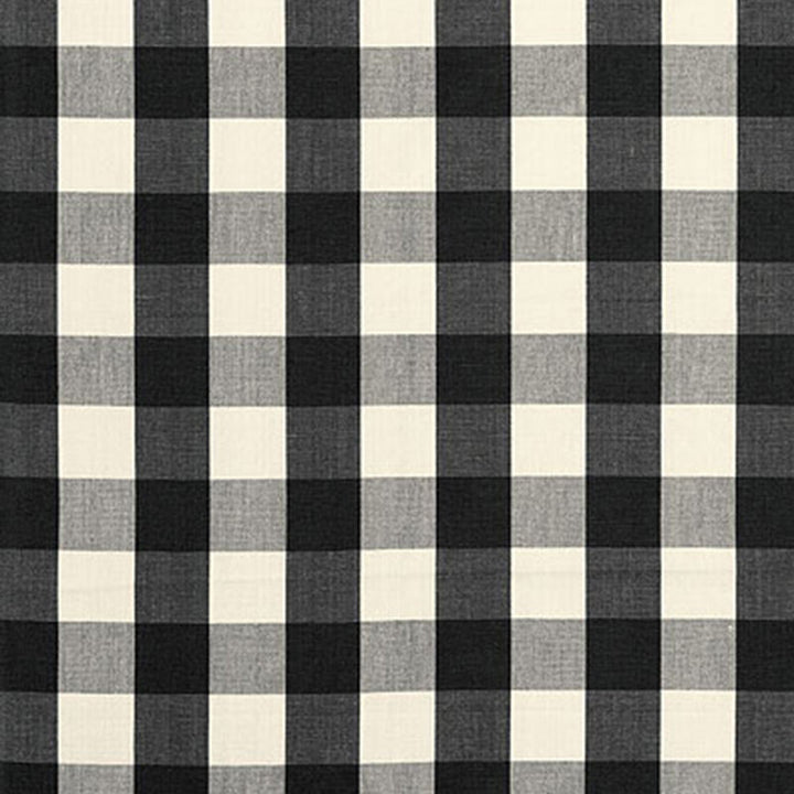 Camden Cotton Check Ebony 63042 by Schumacher Fabric REVISITS OF POPULAR PATTERNS COTTON 100% INDIA MARTINDALE 7,500 </p><p>Repeat: Horizontal: 3" (8CM) and Vertical: 3" (8CM) 54 - Fabric Carolina -