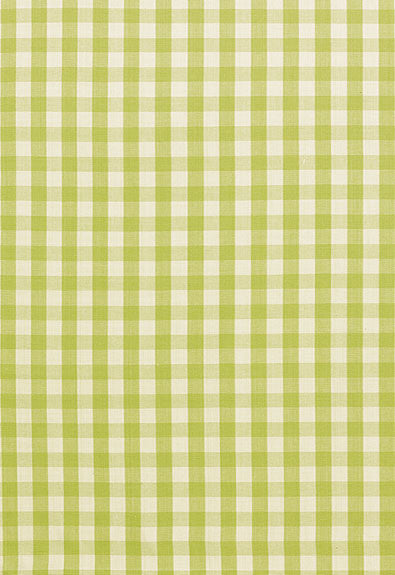 Elton Cotton Check Pear 63055 by Schumacher Fabric COLLECTION-NAME-TBA-63050 100% Cotton Martindale 7,500 Horizontal: 1.25 and Vertical: 1.25 54 - Fabric Carolina -