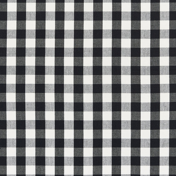 Elton Cotton Check Black 63064 by Schumacher Fabric FRENCH REVOLUTION COTTON 100% INDIA MARTINDALE 7,500 </p><p>Repeat: Horizontal: 1 1/4" (3CM) and Vertical: 1 1/4" (3CM) 54 - Fabric Carolina -