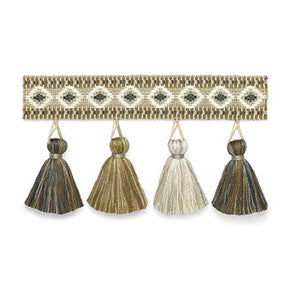 Pembury Tassel Fringe Moonstone 63155 by Schumacher Fabric