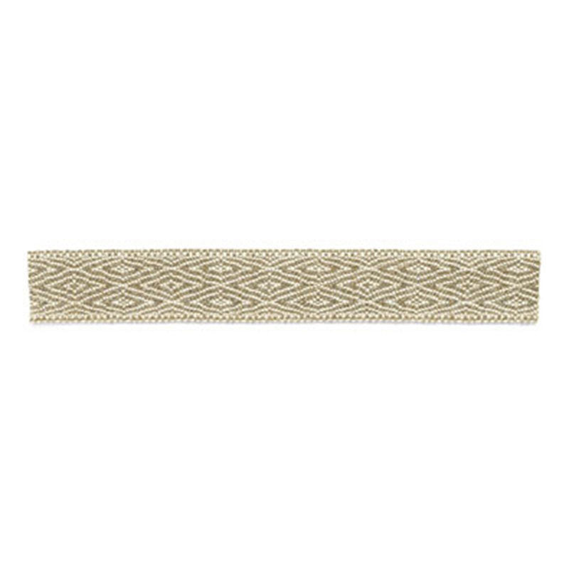 Whitfield Braid Oyster 63161 by Schumacher Trim SOMERSET TRIMMINGS See Sample SPAIN . </p><p>Repeat: Horizontal: - and Vertical: - 1" WIDE (2CM) - Fabric Carolina -