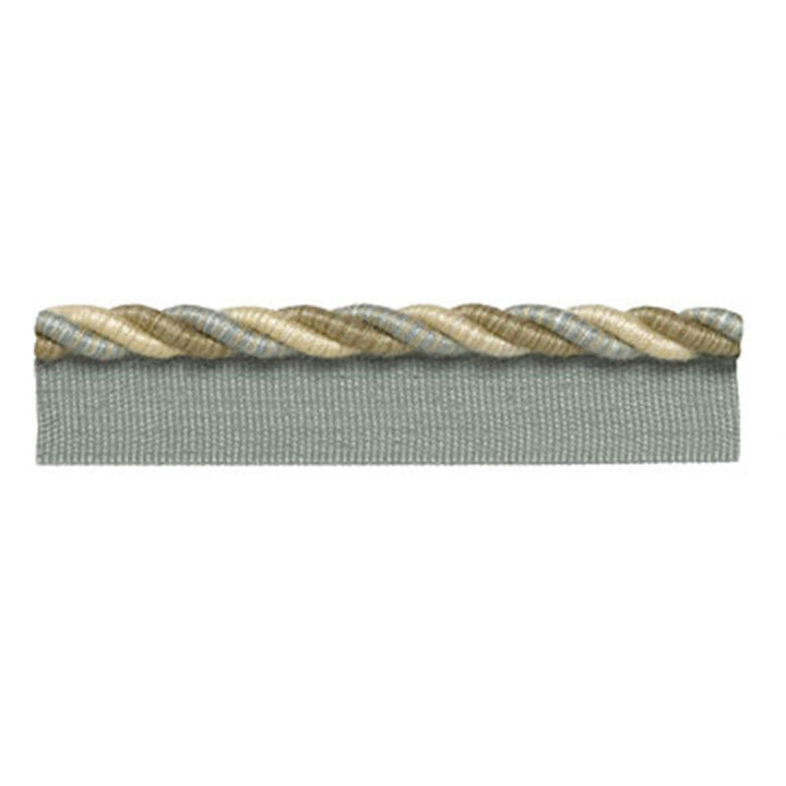 Farleigh Lipcord Mineral 63182 by Schumacher Designer Trim SOMERSET TRIMMINGS See Sample AUSTRALIA . </p><p>Repeat: Horizontal: - and Vertical: - 0 1/2" WIDE (1CM) - Swanky Fabrics -