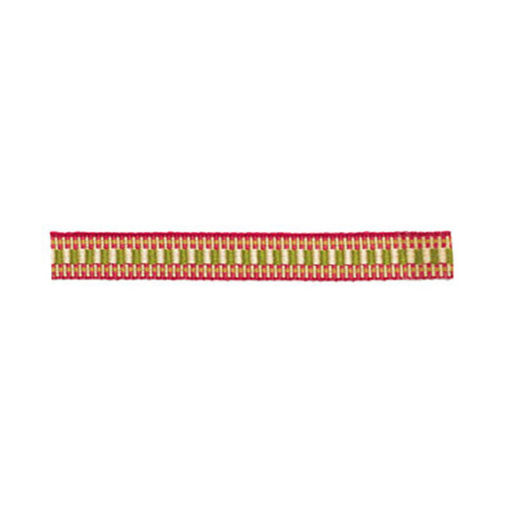 Leeds Braid Bloom 63221 by Schumacher Trim SOMERSET TRIMMINGS See Sample AUSTRALIA . </p><p>Repeat: Horizontal: - and Vertical: - 0 1/2" WIDE (1CM) - Fabric Carolina -