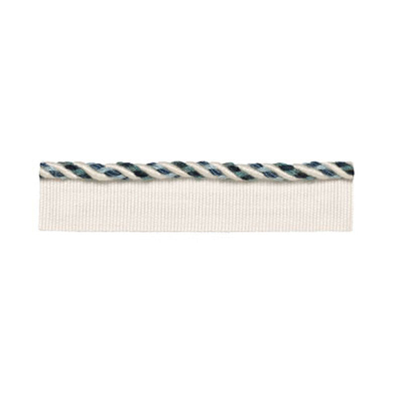 Preston Lipcord Delft 63236 by Schumacher Designer Trim SOMERSET TRIMMINGS See Sample AUSTRALIA . </p><p>Repeat: Horizontal: - and Vertical: - 0 3/8" WIDE (1CM) - Swanky Fabrics -