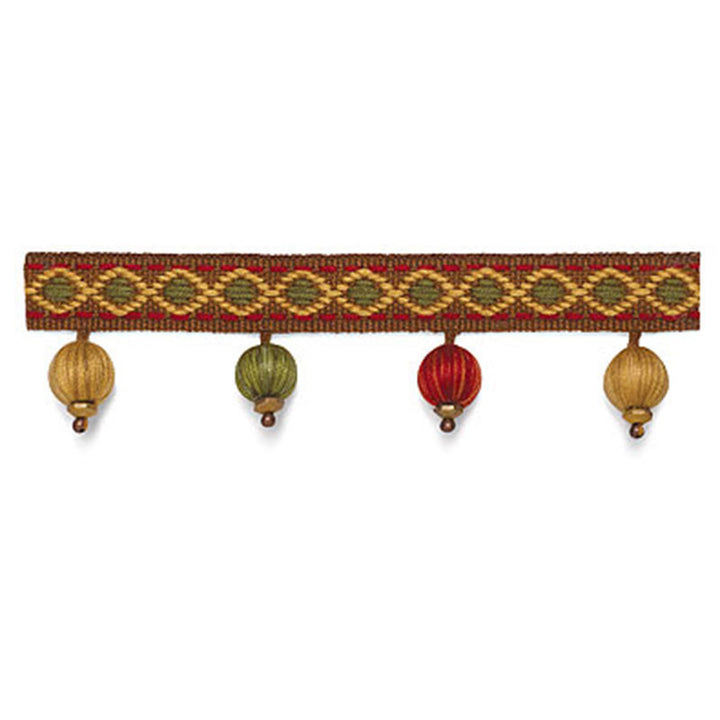 Willington Bobble Fringe Rosewood 63260 by Schumacher Trim SOMERSET TRIMMINGS See Sample SPAIN . </p><p>Repeat: Horizontal: - and Vertical: - 1 3/8" WIDE (3CM) - Fabric Carolina -