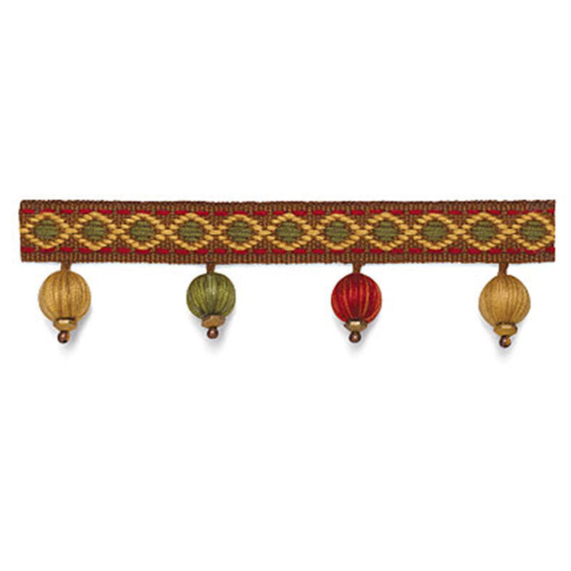 Willington Bobble Fringe Rosewood 63260 by Schumacher Trim SOMERSET TRIMMINGS ACRYLIC 98% POLYESTER 2% SPAIN </p><p>Repeat: Horizontal: and Vertical: 1.375 - Fabric Carolina -