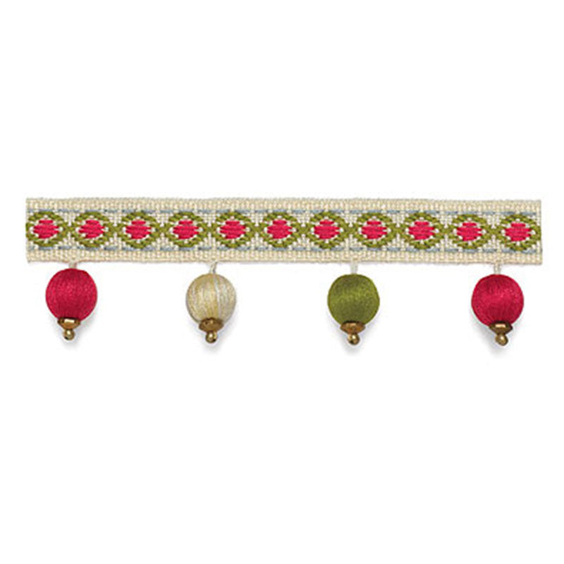 Willington Bobble Fringe Bloom 63261 by Schumacher Fabric Schumacher Fabric Willington Bobble Fringe Bloom 63261Fabric ACRYLIC 98% SPAIN </p><p>Repeat: H: , V: 1.375 - Fabric Carolina -