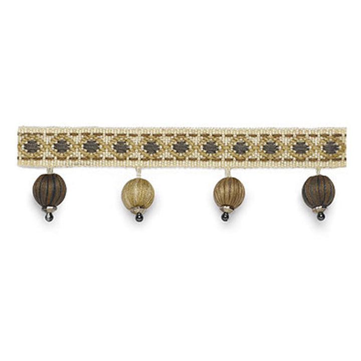 Willington Bobble Fringe Moonstone 63264 by Schumacher Designer Trim SOMERSET TRIMMINGS See Sample SPAIN . </p><p>Repeat: Horizontal: - and Vertical: - 1 3/8" WIDE (3CM) - Swanky Fabrics -