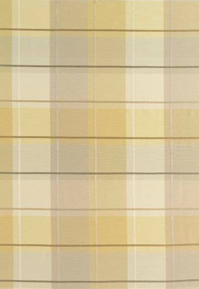 Coin Silk Plaid Alabaster 63360 by Schumacher Designer Fabric Chroma 55% Cotton, 45% Silk Martindale 3,000 Horizontal: 9 and Vertical: 8.5 54 - Swanky Fabrics -