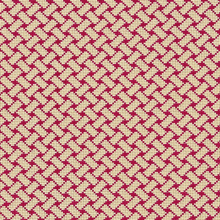 Bristol Weave Carmine 63395 by Schumacher Fabric Essentials-Small-Scale-Upholstery-Fabrics 97% Viscose, 3% Nylon Wyzenbeek 30,000 Horizontal: 7/8- and Vertical: 7/8- 52 - Fabric Carolina -