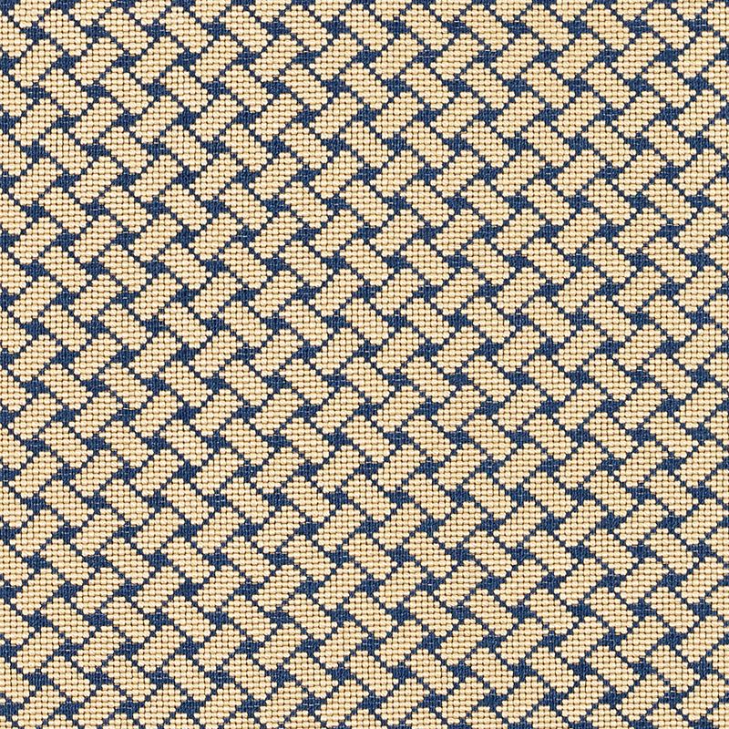 Schumacher Fabric Bristol Weave Blue 63396 - 3 1/4 Yards