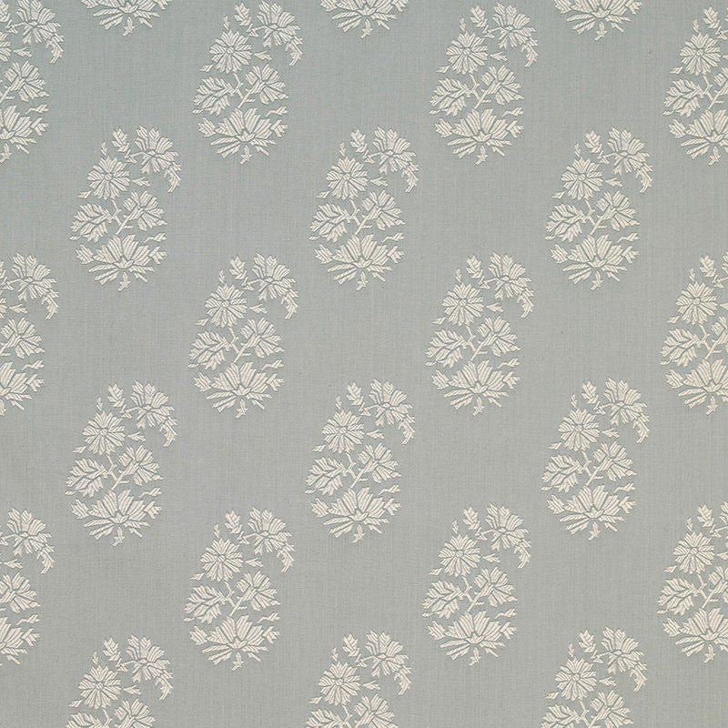 Astara Paisley Aqua 63420 by Schumacher Fabric Schumacher Fabric Astara Paisley Aqua 63420Fabric COTTON 100% UNITED STATES OF AMERICA </p><p>Repeat: H: HORZ. 7" (18CM) , V: VERT. 7 1/2" (19CM) 56 - Fabric Carolina -