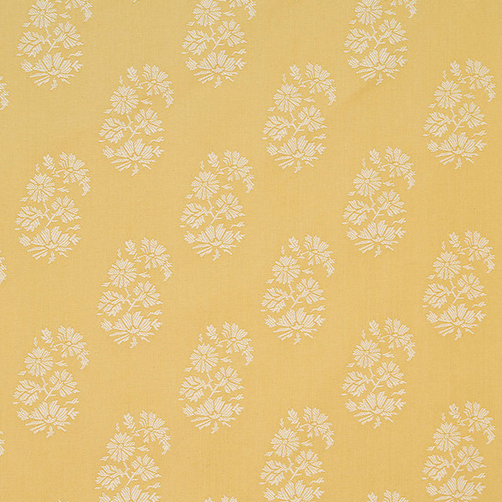 Astara Paisley Maize 63421 by Schumacher Fabric CHROMA See Sample UNITED STATES OF AMERICA MEDIUM DUTY </p><p>Repeat: Horizontal: 7" (18CM) and Vertical: 7 1/2" (19CM) 56" WIDE (142CM) - Fabric Carolina -