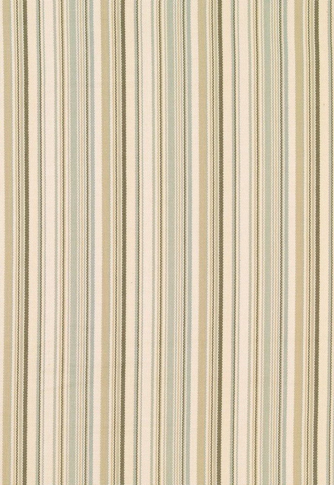Malibu Stripe Stone 63451 by Schumacher Designer Fabric Chroma 100% Cotton Wyzenbeek 6,000 Horizontal: 4 and Vertical: - 54.5 - Swanky Fabrics -