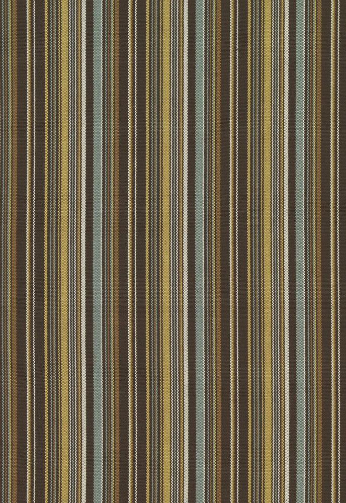 Malibu Stripe Chocolate 63454 by Schumacher Fabric Chroma 100% Cotton Wyzenbeek 6,000 Horizontal: 4 and Vertical: - 54.5 - Fabric Carolina -