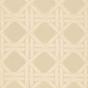 Silk Fret Oyster 63562 by Schumacher Fabric