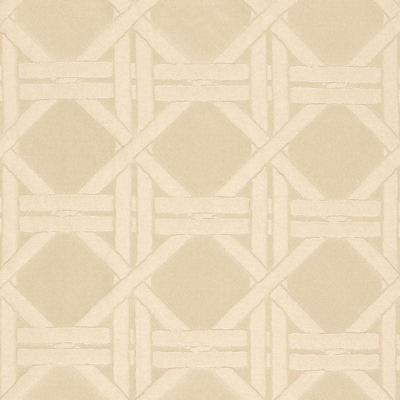 Silk Fret Oyster 63562 by Schumacher Designer Fabric MODERN GLAMOUR See Sample ITALY LIGHT DUTY </p><p>Repeat: Horizontal: 4 1/2" (11CM) and Vertical: 4 1/2" (11CM) 53 3/8" WIDE (135CM) - Swanky Fabrics -