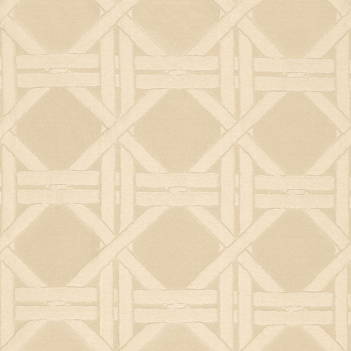 Silk Fret Oyster 63562 by Schumacher Designer Fabric MODERN GLAMOUR See Sample ITALY LIGHT DUTY </p><p>Repeat: Horizontal: 4 1/2" (11CM) and Vertical: 4 1/2" (11CM) 53 3/8" WIDE (135CM) - Swanky Fabrics -