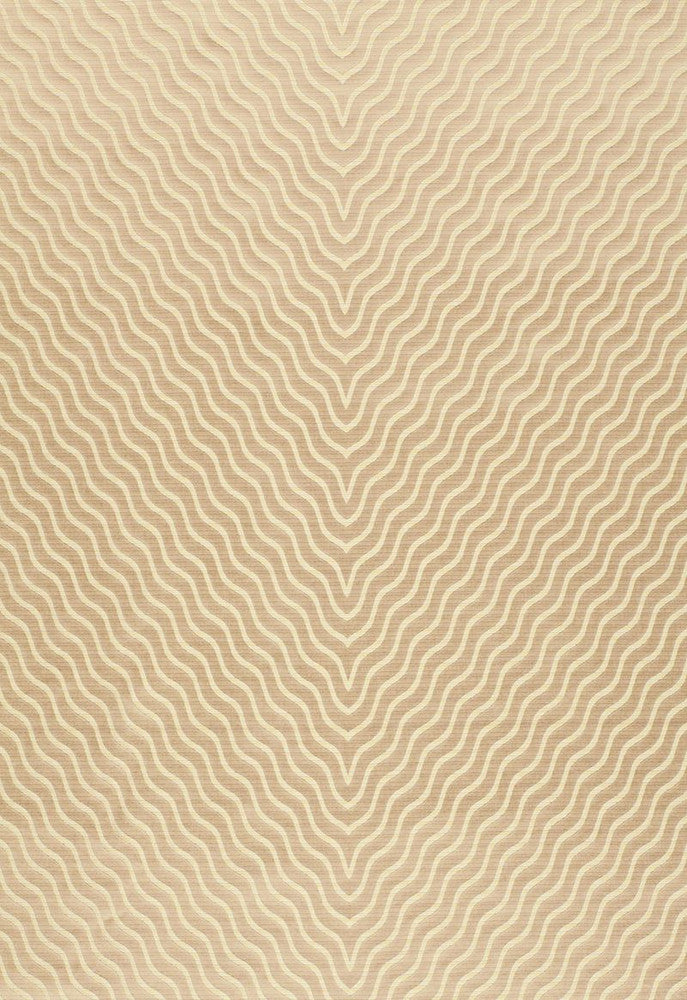 Ripple Effect Champagne 63571 by Schumacher Fabric Modern-Glamour 100% Silk Wyzenbeek 5,000 Horizontal: 27.5 and Vertical: 2.375 55 - Fabric Carolina -