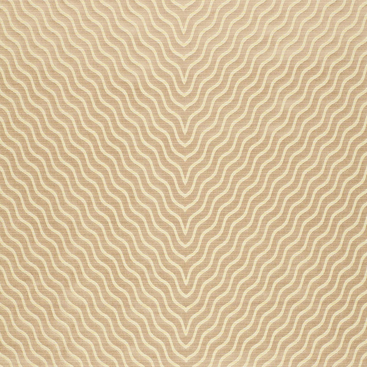 Ripple Effect Champagne 63571 by Schumacher Fabric MODERN GLAMOUR SILK 100% INDIA WYZENBEEK 5,000 </p><p>Repeat: Horizontal: 27 1/2" (70CM) and Vertical: 2 3/8" (6CM) 55 - Fabric Carolina -