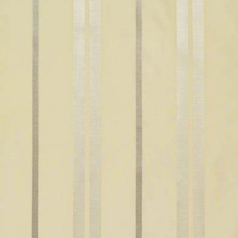 Darcy Silk Stripe Platinum 63622 by Schumacher Fabric PEMBERLEY SILKS See Sample INDIA LIGHT DUTY </p><p>Repeat: Horizontal: 9 1/4" (23CM) and Vertical: - 56" WIDE (142CM) - Fabric Carolina -