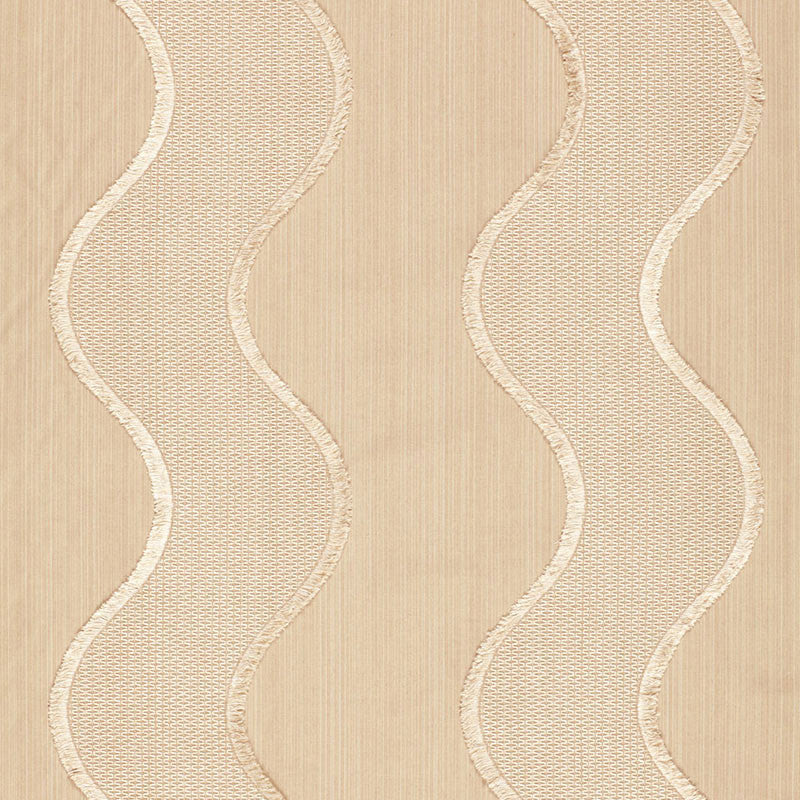 Wavelength Pebble 63701 by Schumacher Fabric Schumacher Fabric Wavelength Pebble 63701Fabric VISCOSE 64% ITALY </p><p>Repeat: H: HORZ. 9" (23CM) , V: 54.5 - Fabric Carolina -