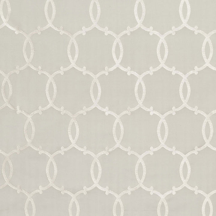 Silk Tracery Pearl 63711 by Schumacher Fabric MODERN GLAMOUR SILK 100% INDIA WYZENBEEK 4,000 </p><p>Repeat: Horizontal: 4 5/8" (12CM) and Vertical: 8 1/8" (21CM) 54.875 - Fabric Carolina -