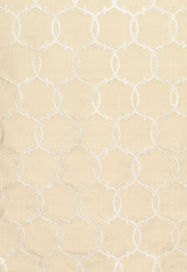 Silk Tracery Alabaster 63712 by Schumacher Fabric
