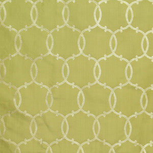 Silk Tracery Vert 63713 by Schumacher Fabric