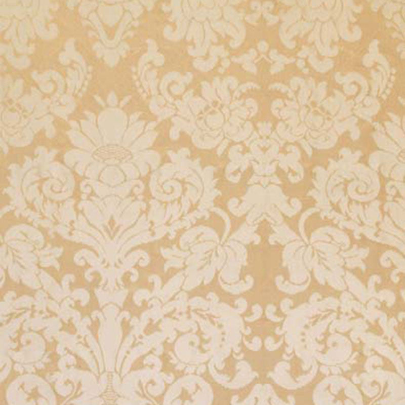 Hatfield Silk Damask Sesame 63740 by Schumacher Fabric PEMBERLEY SILKS See Sample INDIA . </p><p>Repeat: Horizontal: 26 1/2" (67CM) and Vertical: 39" (99CM) 53" WIDE (135CM) - Fabric Carolina -