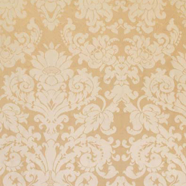 Hatfield Silk Damask Sesame 63740 by Schumacher Fabric PEMBERLEY SILKS See Sample INDIA . </p><p>Repeat: Horizontal: 26 1/2" (67CM) and Vertical: 39" (99CM) 53" WIDE (135CM) - Fabric Carolina -