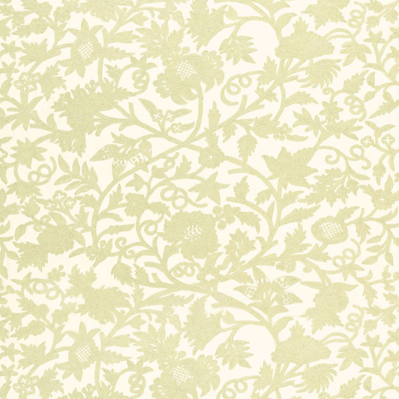 Sissinghurst Crewel Ivory 63760 by Schumacher Fabric PERENNIAL FAVORITES COTTON 60% WOOL 40% INDIA MARTINDALE 10,000 </p><p>Repeat: Horizontal: 50 1/4" (128CM) and Vertical: 39" (99CM) 50.25 - Fabric Carolina -