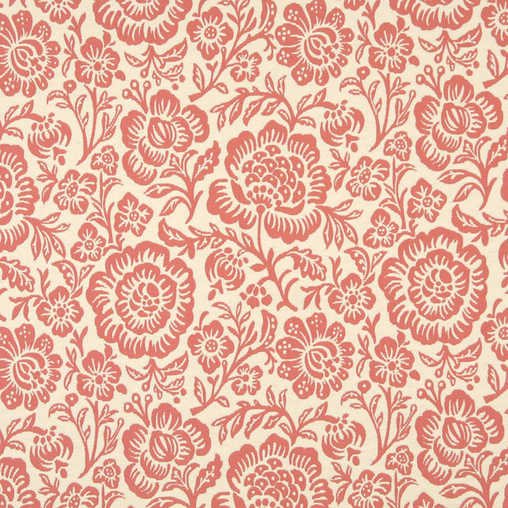6403 Coral Floral by Charlotte Fabric Garden Collection 37% Cotton, 36% Rayon, 27% Polyester Asia Exceeds 70,000 Wyzenbeek Rubs (Heavy Duty) Horizontal: 14" x Vertical: 15" 54 Inches - Fabric Carolina -