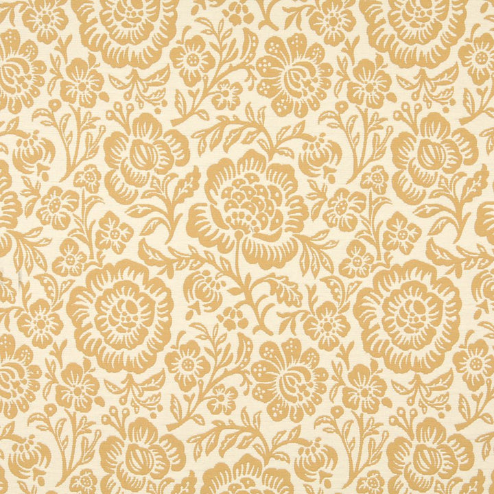 6406 Saffron Floral by Charlotte Fabric Garden Collection 37% Cotton, 36% Rayon, 27% Polyester Asia Exceeds 70,000 Wyzenbeek Rubs (Heavy Duty) </p><p>Repeat: Horizontal: 14" x Vertical: 15" 54 Inches - Fabric Carolina -