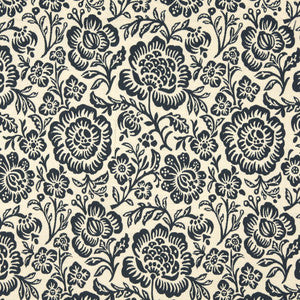 6407 Navy Floral by Charlotte Fabric