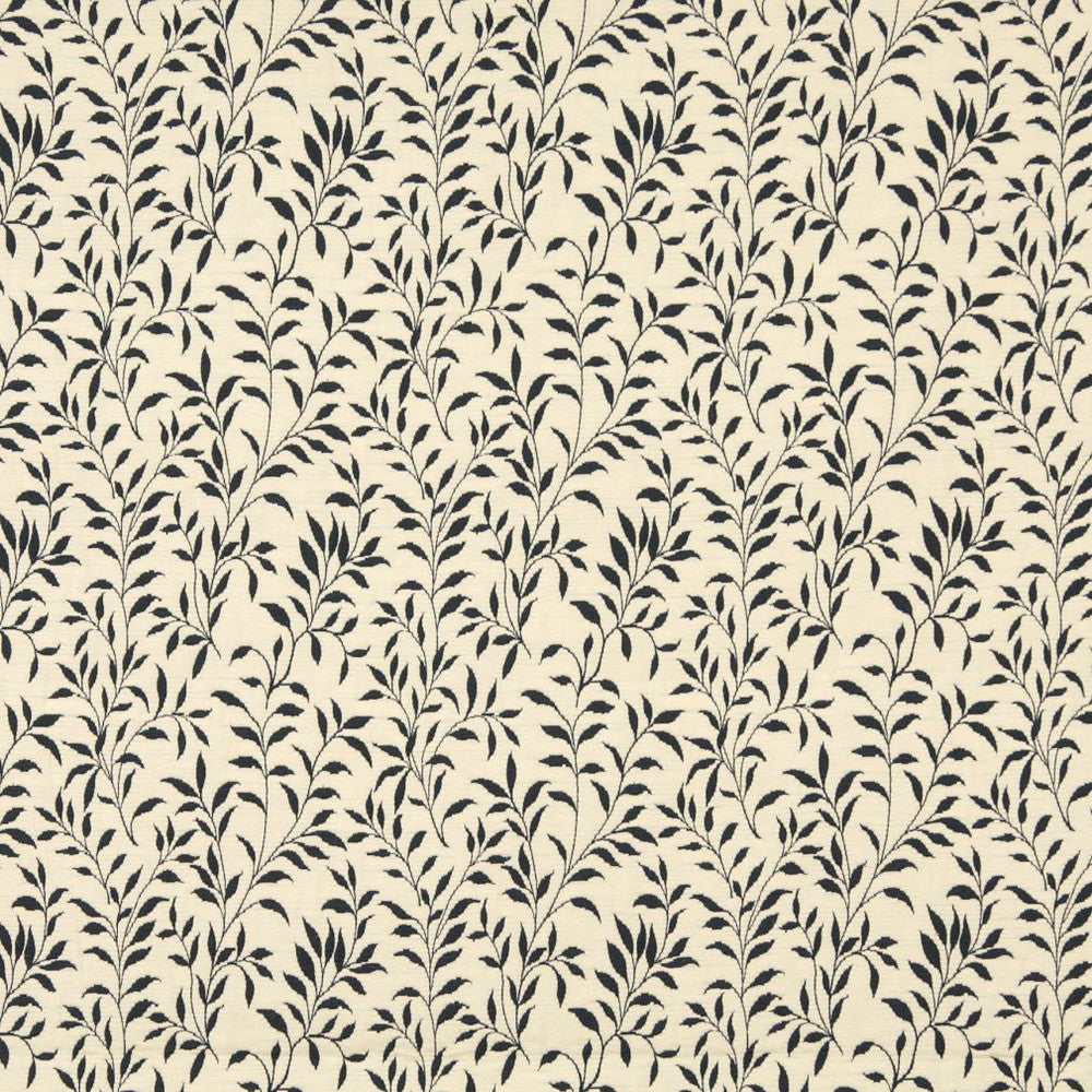 6412 Navy Leaf by Charlotte Fabric Garden Collection 37% Cotton, 36% Rayon, 27% Polyester Asia Exceeds 70,000 Wyzenbeek Rubs (Heavy Duty) </p><p>Repeat: Horizontal: 7" x Vertical: 9" 54 Inches - Fabric Carolina -
