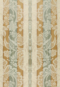 Savannah Imberline Damask Ciel 64391 by Schumacher Fabric