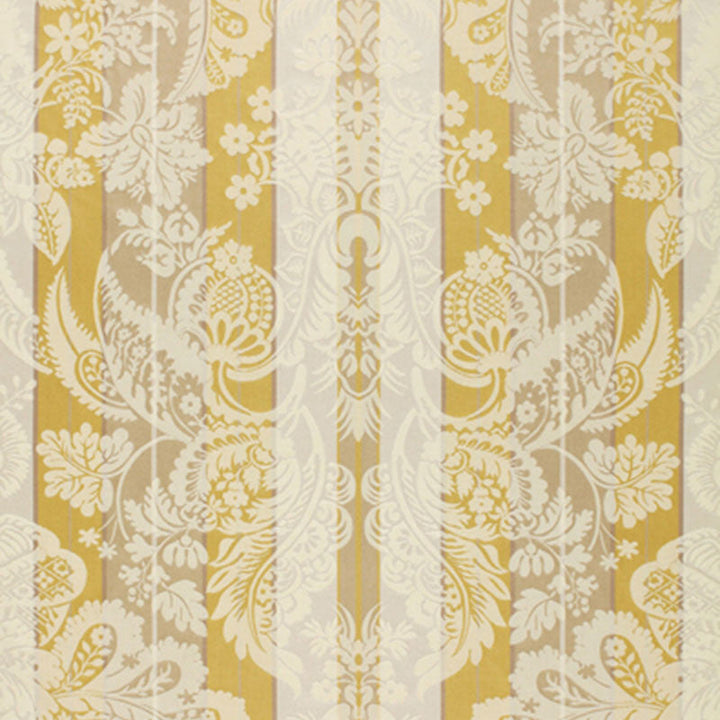 Savannah Imberline Damask Chardonnay 64393 by Schumacher Designer Fabric CLASSIC WOVENS See Sample INDIA LIGHT DUTY </p><p>Repeat: Horizontal: 27 1/2" (70CM) and Vertical: 27 1/4" (69CM) 55" WIDE (140CM) - Swanky Fabrics -