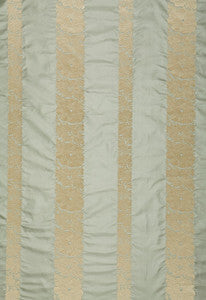 Mandarin Silk Stripe Ocean Mist 64432 by Schumacher Fabric