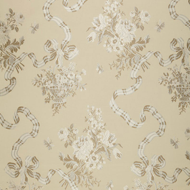 Francoise Lampas Pearl 64450 by Schumacher Fabric CLASSIC WOVENS See Sample INDIA MEDIUM DUTY </p><p>Repeat: Horizontal: 27" (69CM) and Vertical: 50" (127CM) 54" WIDE (137CM) - Fabric Carolina -