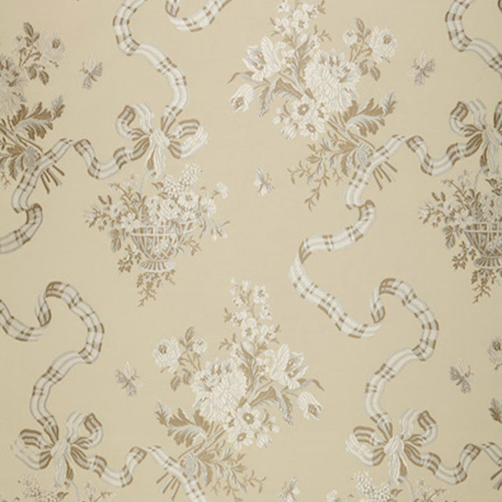 Francoise Lampas Pearl 64450 by Schumacher Fabric CLASSIC WOVENS See Sample INDIA MEDIUM DUTY </p><p>Repeat: Horizontal: 27" (69CM) and Vertical: 50" (127CM) 54" WIDE (137CM) - Fabric Carolina -