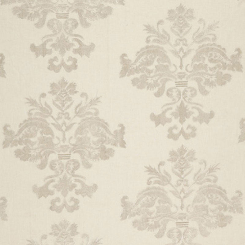 Margaux Linen Embroidery Winter White 64470 by Schumacher Fabric PALAZZO LINEN 53% VISCOSE RAYON 47% INDIA MARTINDALE 6,000 </p><p>Repeat: Horizontal: 12 1/2" (32CM) and Vertical: 15 1/8" (38CM) 52 - Fabric Carolina -