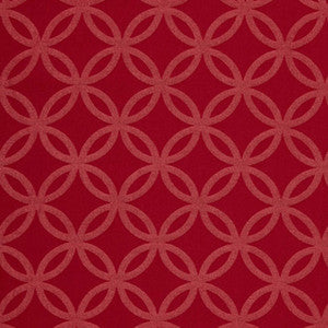 Circle Dance Raspberry 64485 by Schumacher Fabric