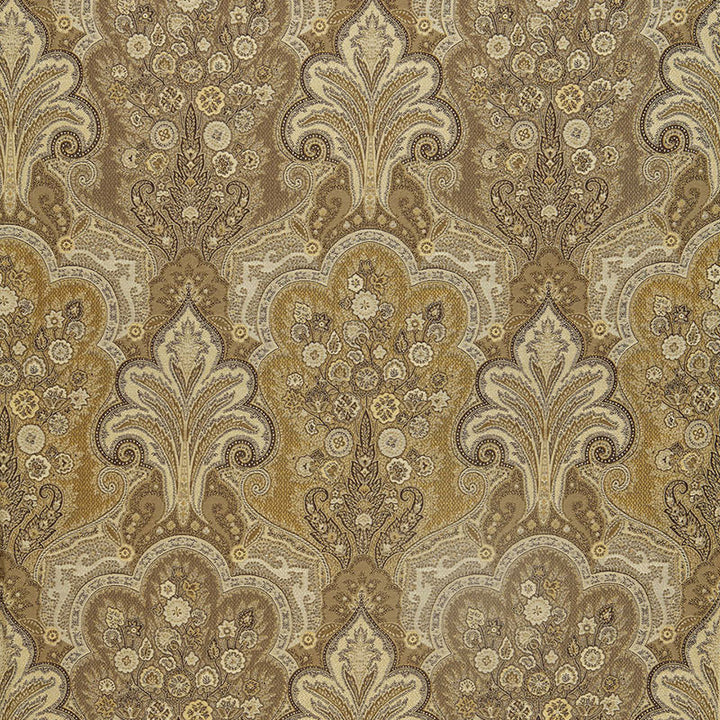 New Castle Paisley Travertine 64590 by Schumacher Fabric CHROMA See Sample ITALY HEAVY DUTY </p><p>Repeat: Horizontal: 13 1/2" (34CM) and Vertical: 22 1/2" (57CM) 53" WIDE (135CM) - Fabric Carolina -