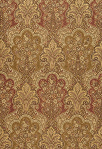 New Castle Paisley Tuscan 64591 by Schumacher Fabric
