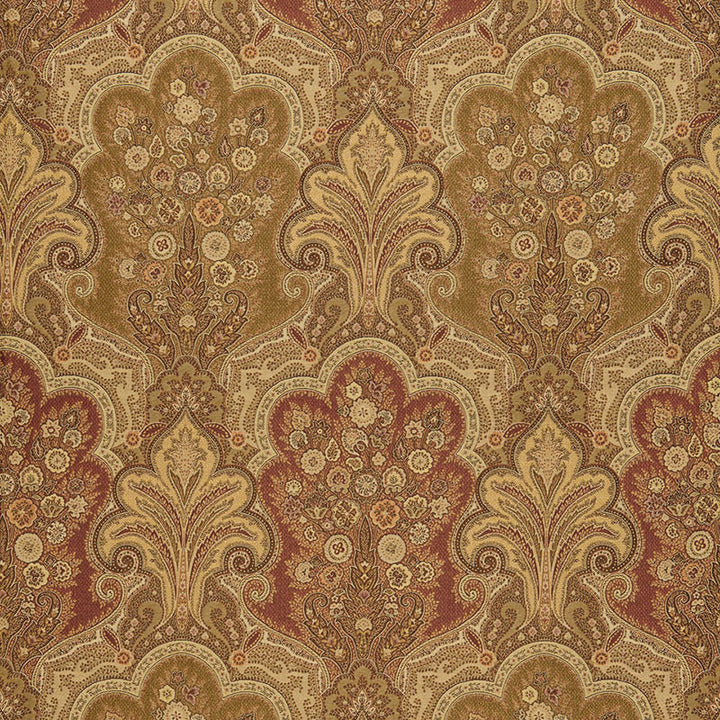 New Castle Paisley Tuscan 64591 by Schumacher Fabric CHROMA SP14 See Sample ITALY HEAVY DUTY </p><p>Repeat: Horizontal: 13 1/2" (34CM) and Vertical: 22 1/2" (57CM) 53" WIDE (135CM) - Fabric Carolina -