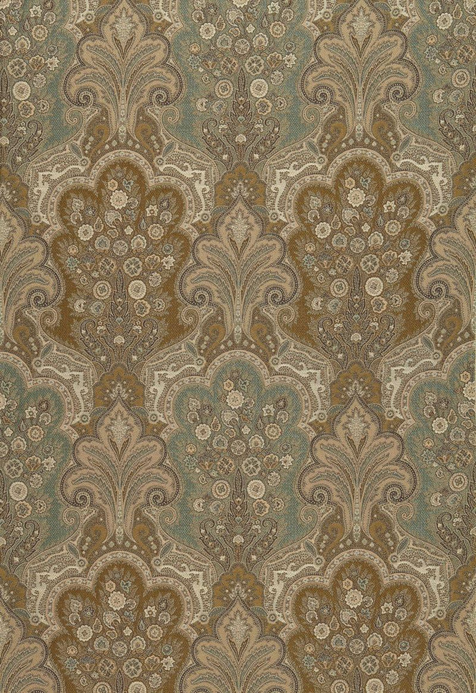 New Castle Paisley Venetian 64592 by Schumacher Fabric Chroma 56% Cotton, 44% Viscose Wyzenbeek 30,000 Horizontal: 13.5 and Vertical: 22.5 53 - Fabric Carolina -