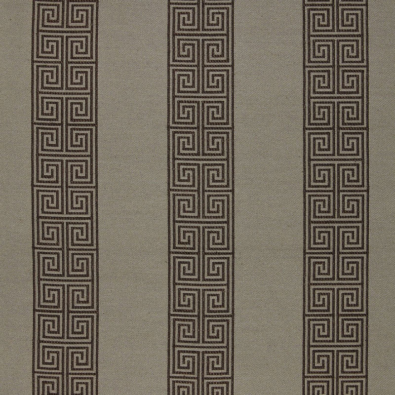 Maiandros Weave Nickel 64602 by Schumacher Fabric Schumacher Fabric Maiandros Weave Nickel 64602Fabric VISCOSE 50% ITALY </p><p>Repeat: H: HORZ. 6 7/8" (17CM) , V: VERT. 3 1/8" (8CM) 55 - Fabric Carolina -