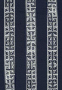 Maiandros Weave Indigo 64603 by Schumacher Fabric